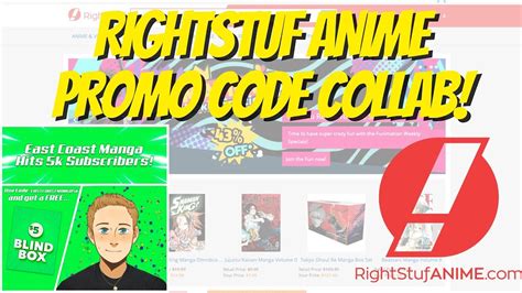 Rightstufanime promo codes - To get a Right Stuf promo code for 10% off, you’ll just need to sign up for their …